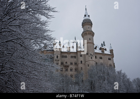 Neuschwanstein Castle near Fussen Germany Stock Photo