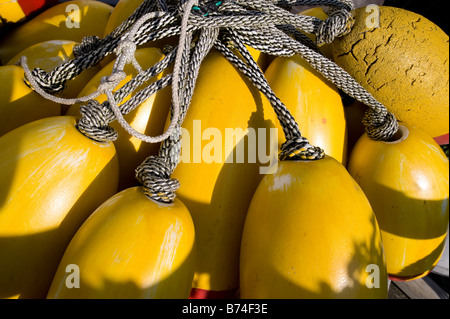 Lobster buoys, Cape Cod, Massachusetts Stock Photo