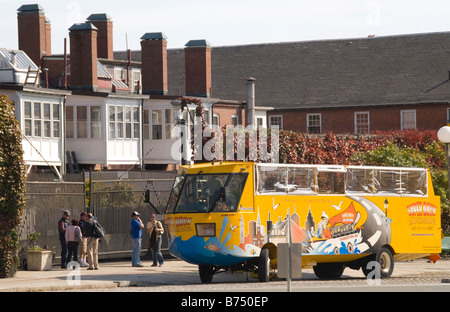 Super Duck excursion, Boston, Massachusetts Stock Photo