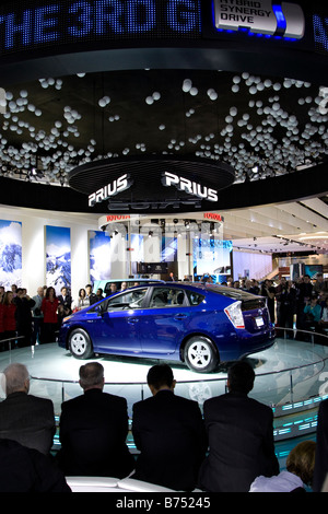 New Toyota Prius is unveiled at the North American International Auto Show in Detroit Michigan January 12 2009 NAIAS Stock Photo