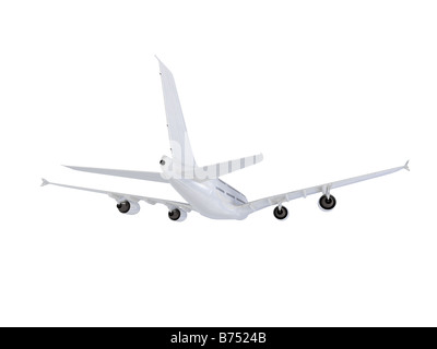 airbus isolated on white background 3d illustration Stock Photo - Alamy