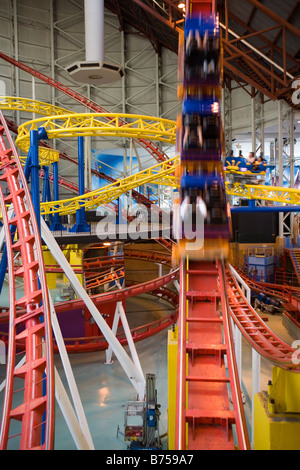 Mindbender Roller Coaster At Galaxyland West Edmonton Mall Indoor Amusement Park Stock Photo Alamy
