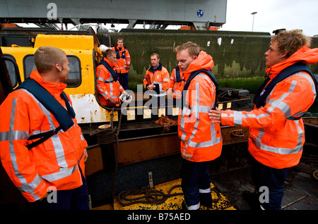 Netherlands Port of Rotterdam the Dutch rowers KRVE Stock Photo