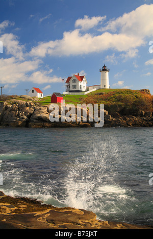 Cape Neddick Lighthouse, Maine, USA Stock Photo - Alamy