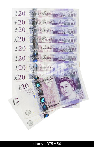 Two Twenty Pound Notes Stock Photo - Alamy