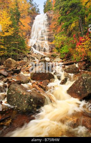 Arethusa Falls, Crawford Notch State Park, New Hampshire, USA Stock ...