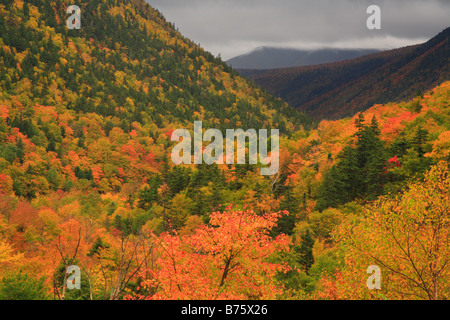 Crawford Notch, North Conway, White Mountains, New Hampshire, USA Stock Photo