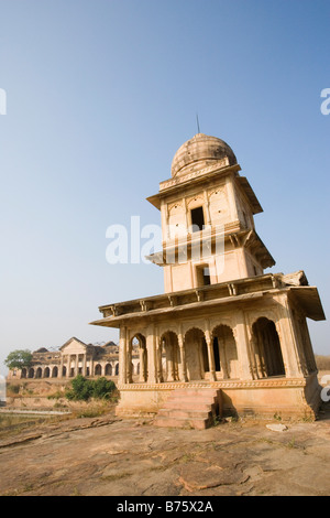 Old ruins of buildings, Gwalior, Madhya Pradesh, India Stock Photo