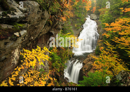 Crystal Cascade, Pinkham Notch, White Mountains, New Hampshire, USA Stock Photo