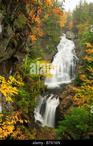 Crystal Cascade, Pinkham Notch, White Mountains, New Hampshire, USA Stock Photo