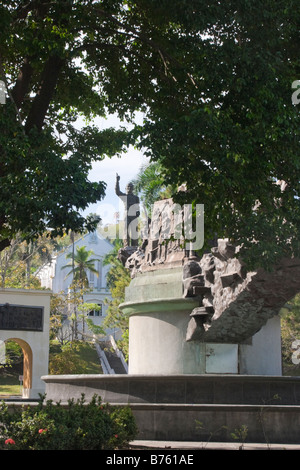 Dr Arnulfo Arias Madrid Memorial. Balboa, Panama City, Republic of Panama, Central America Stock Photo