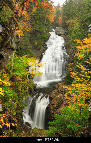 Crystal Cascade, Pinkham Notch, White Mountains, New Hampshire, USA Stock Photo