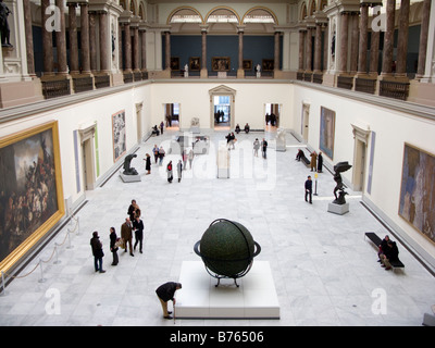 Interior of famous Musees royaux des Beaux Arts de Belgique or fine Arts Museum in Brussels Belgium 2009
