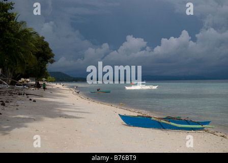 Tropical beach, Dumaluan Beach Resort, Panglao Island, Bohol, Visayas, Philippines Stock Photo