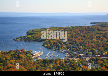 View From Mount Battie, Camden, Maine, USA Stock Photo