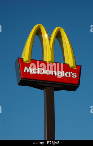 mcdonalds sign, uk Stock Photo - Alamy