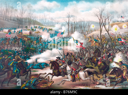 Battle of Pea Ridge (also known as Elkhorn Tavern), Arkansas Stock Photo