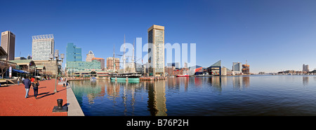 Inner Harbor in Baltimore Maryland Stock Photo