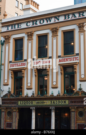 The famous Victorian Crown Bar in Belfast