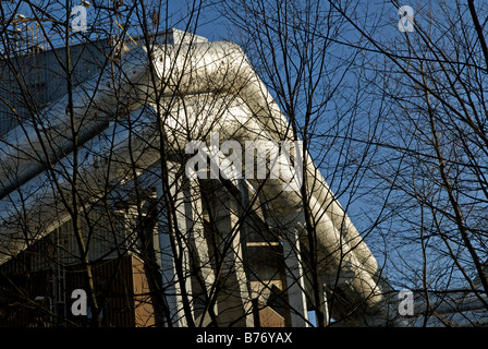 Avea commercial waste disposal incinerator, Levekusen, North Rhine-Westphalia, Germany. Stock Photo