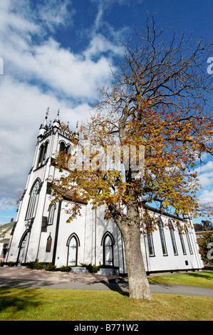 St Johns church in Lunenburg Nova Scotia Stock Photo