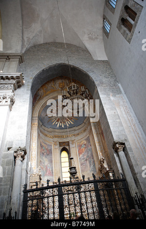 Interior of Catania's Norman Cathedral, Sicily Stock Photo