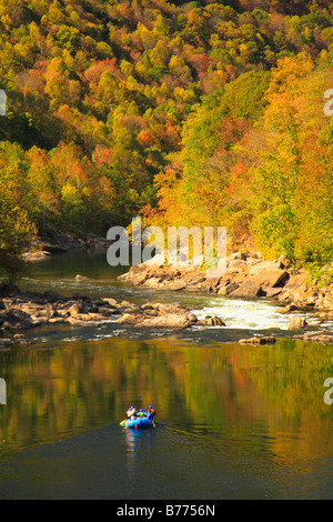 Rafters, New River Gorge National River, West Virginia, USA Stock Photo