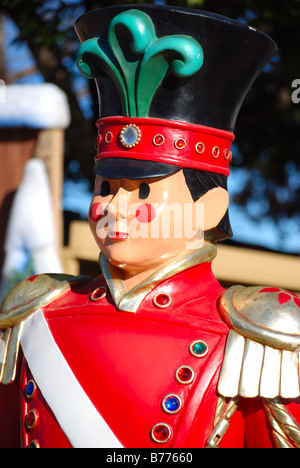 Close up of a nutcracker statue Stock Photo