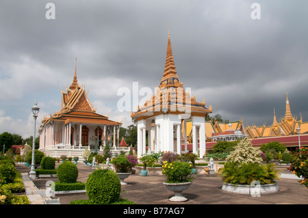 The Silver Pagoda in the Royal Palace, Phnom Penh, Cambodia Stock Photo