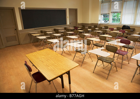 Empty classroom Stock Photo