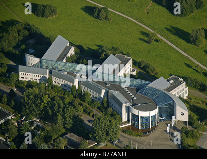 Aerial view, University, Herdecke, Witten, Ruhr Area, North Rhine-Westphalia, Germany, Europe Stock Photo