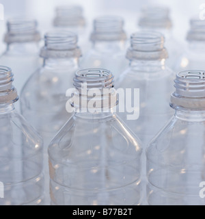 Plastic water bottles Stock Photo