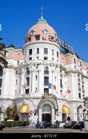 Hotel Negresco, Nice, Alpes-Maritimes, Provence-Alpes-Cote d'Azur, Southern France, France, Europe Stock Photo