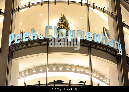 Peek & Cloppenburg department store, festive decoration, Stuttgart, Baden-Wuerttemberg, Germany, Europe Stock Photo