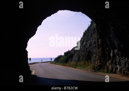 Italy, Campania, road tunnel Stock Photo