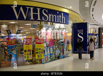 WH Smith's store Braehead shopping centre, Renfrewshire, Scotland. Stock Photo