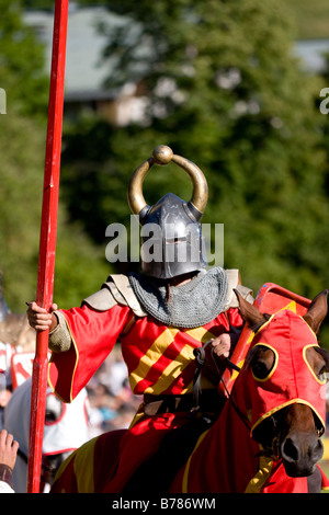 French Medieval Knight on Horseback (c12th Stock Photo: 42125673 - Alamy