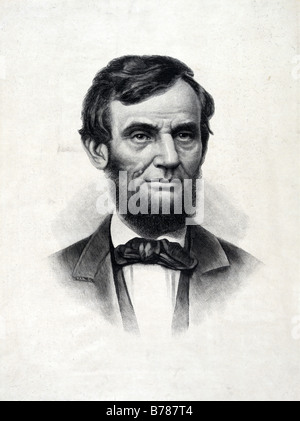 Abraham Lincoln 1809 1865 16th President of the United States Stock Photo