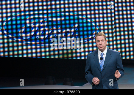 Detroit Michigan Ford Motor Co Executive Chairman Bill Ford Jr at the North American International Auto Show Stock Photo