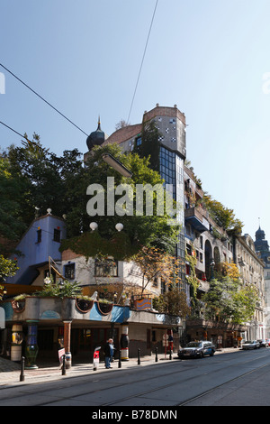 Hundertwasser House, Vienna, Austria, Europe Stock Photo