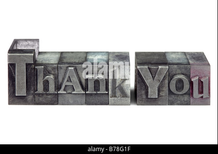 Close up of Thank You Word , Thanks Concept Idea Stock Photo - Alamy