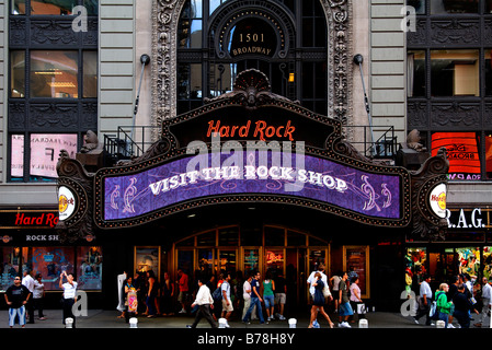 Hard Rock Café in Manhattan, New York City, USA Stock Photo: 21702178