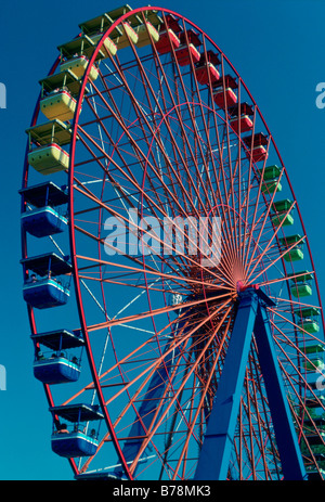 Ferris Wheel at Cedar Point Amusement Park in Cedar Point,OH Stock Photo