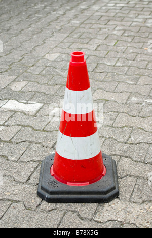 Traffic cone, close-up Stock Photo