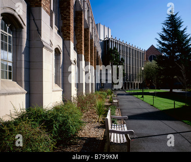 WASHINGTON - Springtime at the University of Washington campus in Seattle. Stock Photo