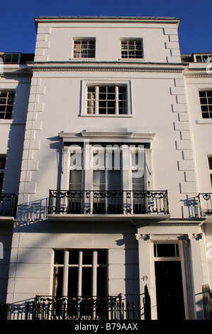 Town house in Egerton Crescent Chelsea London SW3 UK Stock Photo