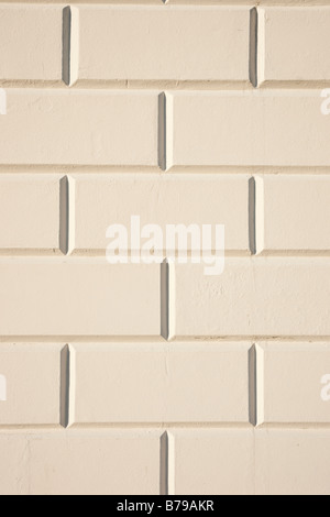 White brick wall pattern suitable for background Stock Photo