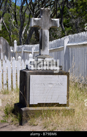 Old tombstone, Point Nepean National Park, Australia Stock Photo