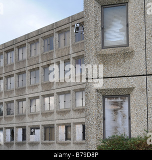 The four-storey Tricorn House was built in the 1970s - and been vandalized and fallen into disrepair. Stock Photo