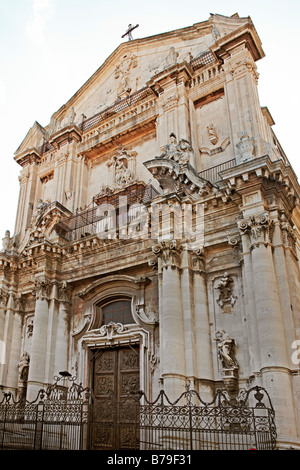 Church of San Benedetto, Catania, Sicily Stock Photo